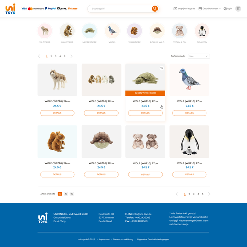 Web page design contest entry by espresio.design
