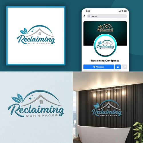 A fresh, classy, sophisticated, logo for my decluttering business Design by ZEN ZAI™