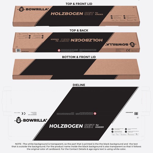 コンペ「Create an unique craft / corrugated paper box packaging design for our new brand BOWRILLA®」のデザイン by Flamengo DigiCraftさん 