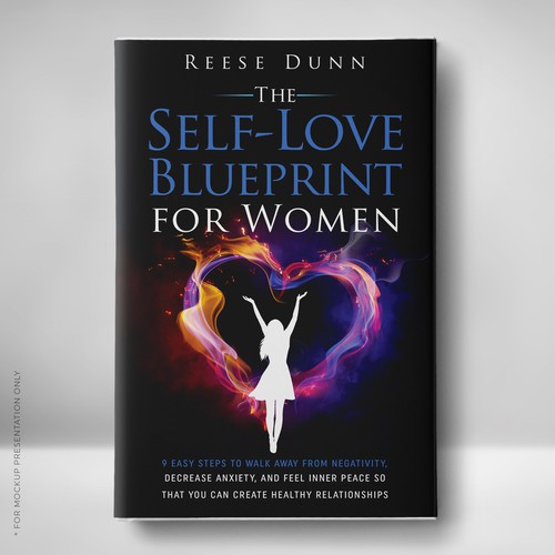 Need an attention grabbing, topic resonance,  bold color, aesthetically professional book cover about Self-Love for Wome Design by Klassic Designs