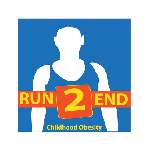 Run 2 End : Childhood Obesity needs a new logo Diseño de Michael Angove