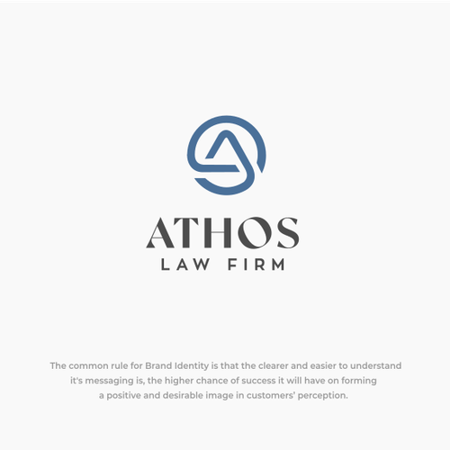 Design  modern and sleek logo for litigation law firm Design por by Laura