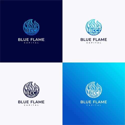 We need a Blue Flame Logo worthy of classic car hood status...but not...really. Design by PointLab