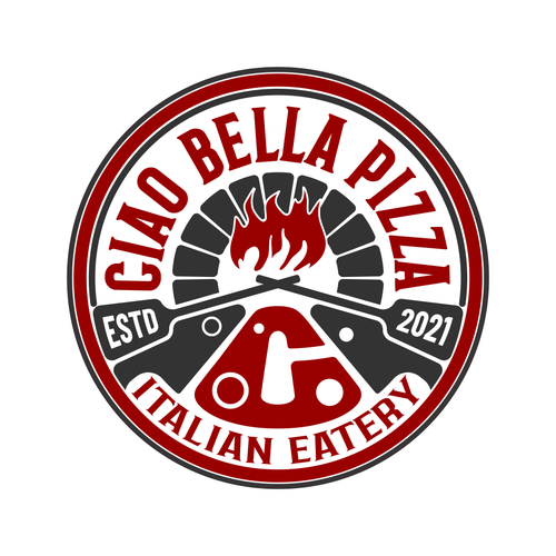 Ciao Bella Pizza Logo Design réalisé par DataDesign99d