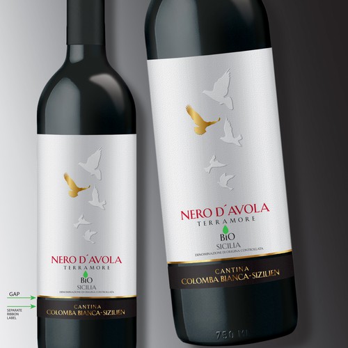 Wine Label Nero d´Avola Design by Debdutta*