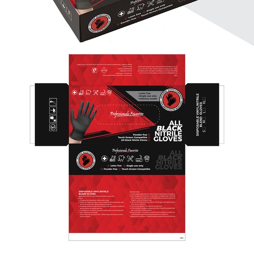 Design Retail Box for Glove Company Industrial, Sleek, Eye Catching Design by TheThreeMedia