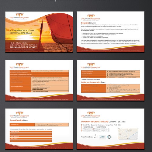 Powerpoint Template Design (Front Page and Second Page) | Stationery