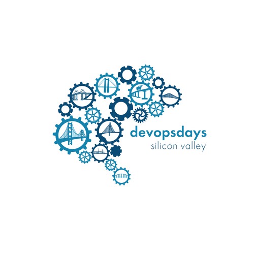 Creating a themed logo for DevOpsDays Silicon Valley Diseño de CSJStudios