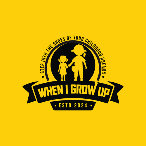 When I Grow Up Logo Design by Byte_desk