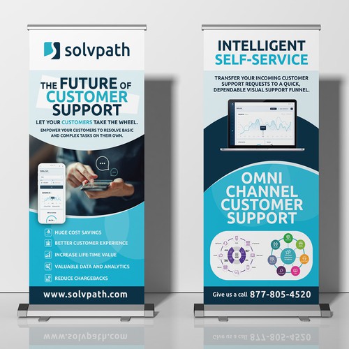 Self-Service Support Pop Up Banner Design by GrApHiC cReAtIoN™