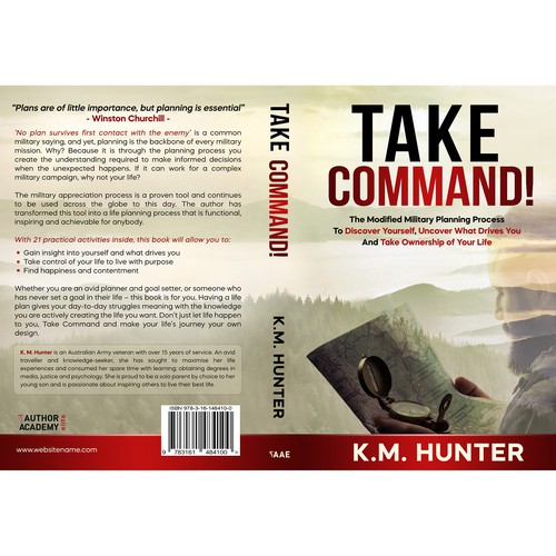 Design my book cover to Take Command! Design by HRM_GRAPHICS