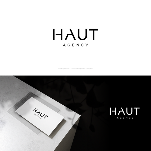 Talent agency logo design Design by Delmastd