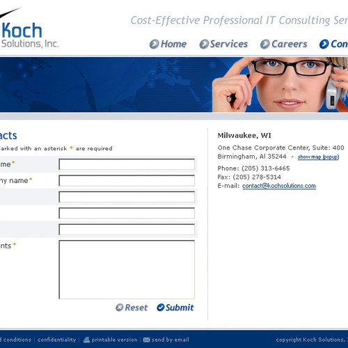 $500.00 Website template (Design only) Design by cnitza