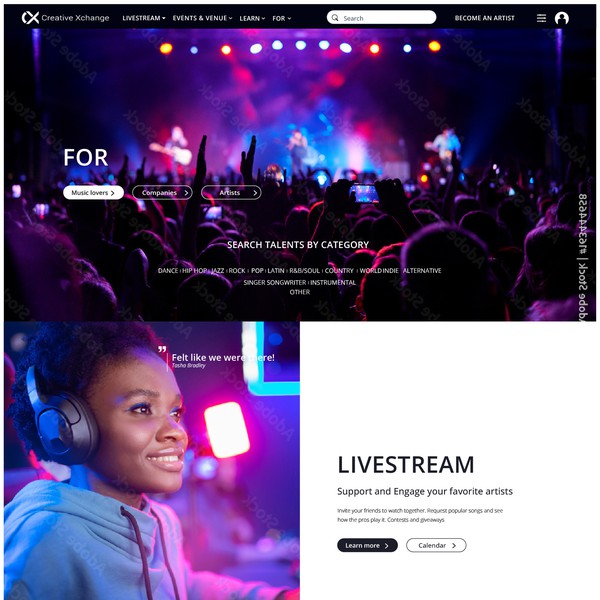 Design realizzato da JeraRS intitolato "Home page"