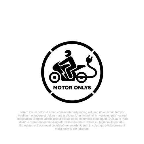 Stencil Design for Electric Motorcycle Charging Location Design by CHICO_08