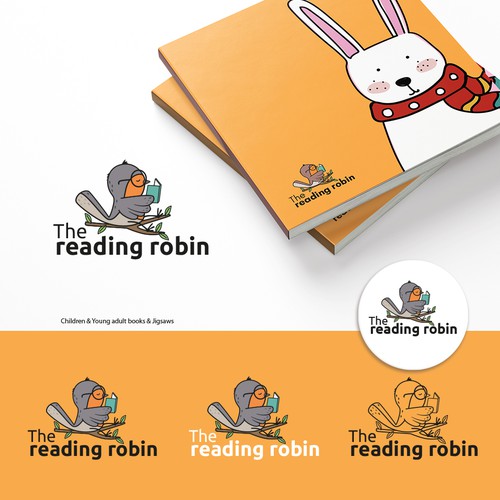 Design a logo for children's book store - to give an edge ! Design by AdryQ