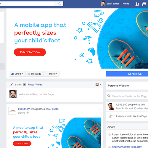 Facebook cover contest entry by Pavellev