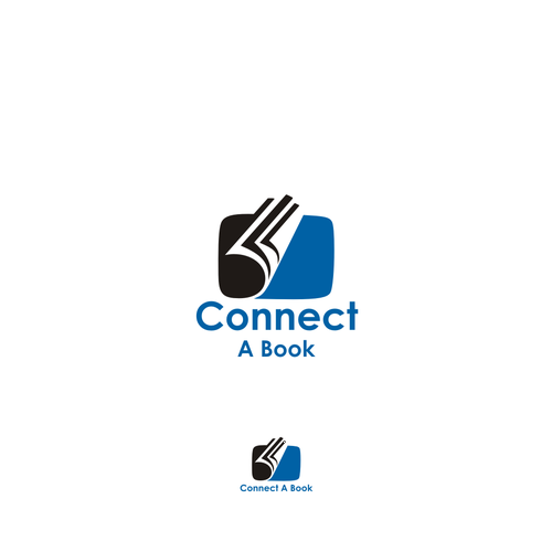 Create a great book-themed logo for Connect A Book Design by joo*