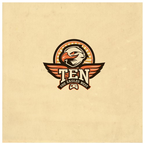 TEN | The Eagles Nest | Logo For Gaming Community Design by Jovana Anic