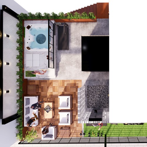 Ideation: Roof Top Terrace Design by Dsateli3r
