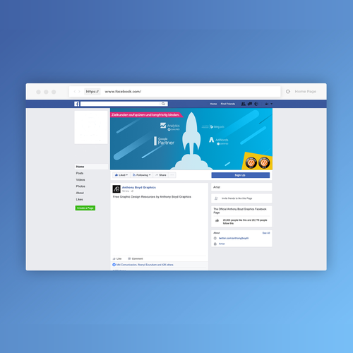 Social media page contest entry by AEI™