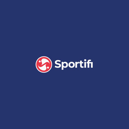 Design a sport app logo; app used for venue booking and player matching Design by Oranye Putih