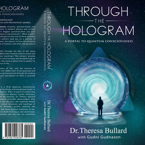 Futuristic Book Cover Design for Science & Spirituality Genre Design by Master Jo