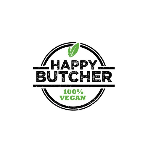 Logo for a modern vegan butcher! Design by subtropica