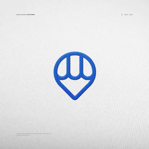 FF3さんのMinimal marketing and consulting logo with a lowkey professional vibe. Easy to put on apparel.デザイン