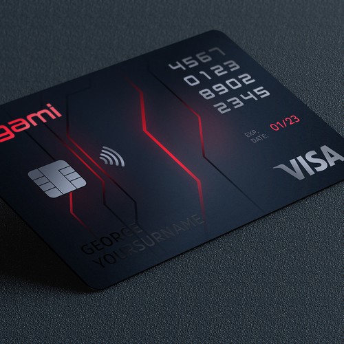 Credit Card design Design by georgedesigner