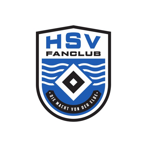 Gestalte ein Logo für den HSV Fanclub "Die Macht von der Elbe" Design by HandriSid