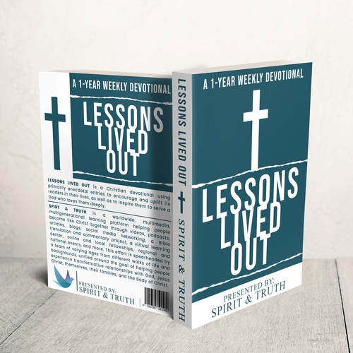 We need a captivating cover for our 1-year Devotional! Design by Zahari Studio