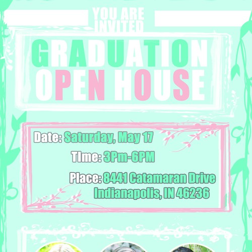 Graduation Open House Design von meshausa