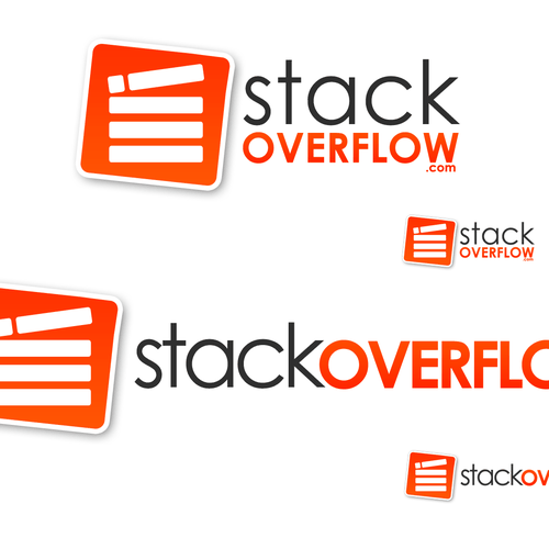 logo for stackoverflow.com Design por MrPositive