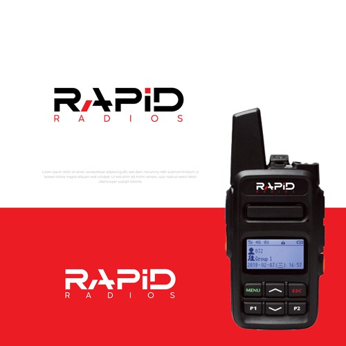 Masculine and Hip design for Walkie Talkie Brand Design by Half-Tone™