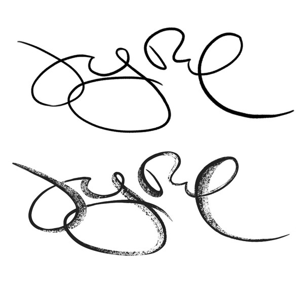 Lettering for the tattoo