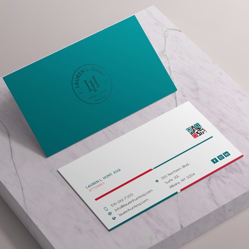 Design business cards and letterhead for a modern law firm Design by Saman Osama