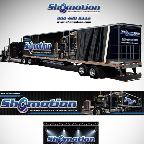 Shomotion Trailer Graphic's Wrap Design by 0N73R99