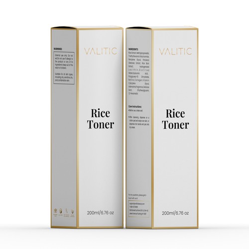 Design a cosmetics box to help people glow Design by interaksi