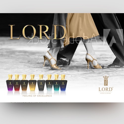 Design Poster  for luxury perfume  brand Réalisé par Ritesh.lal
