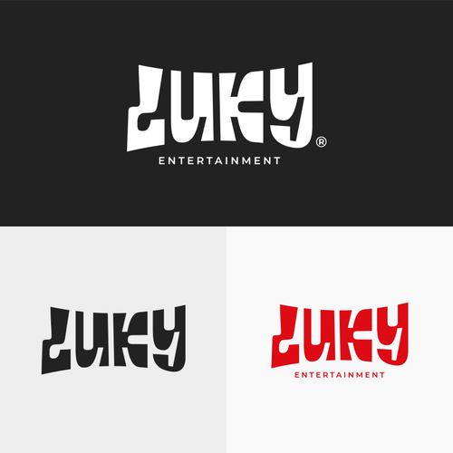 Design a powerful logo for Luky Entertainment and make its brand shine! Design by thisisremedy