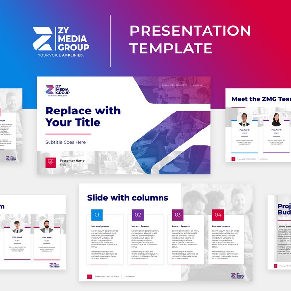 Presentation Template design