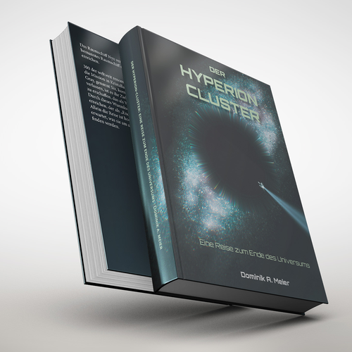 Sci-Fi Book Cover: Hyperion-Cluster Design by Tillustrator