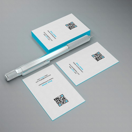 Create an elegant business card for an entrepreneurial hacker Design by rikiraH