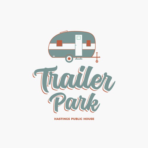 Retro Food Trailer logo needed😁 Design by dadidam