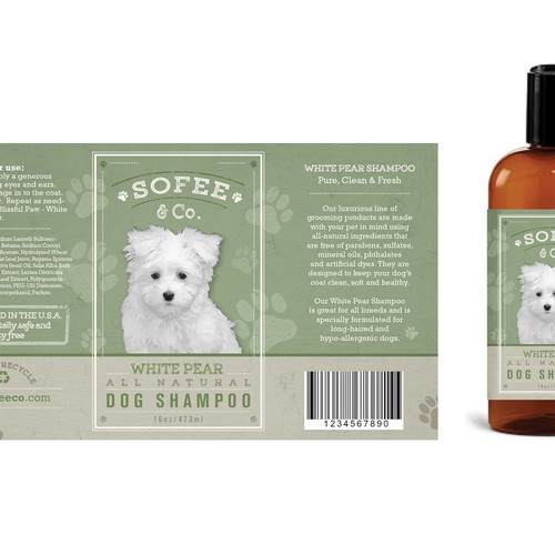 Private label 2024 dog shampoo