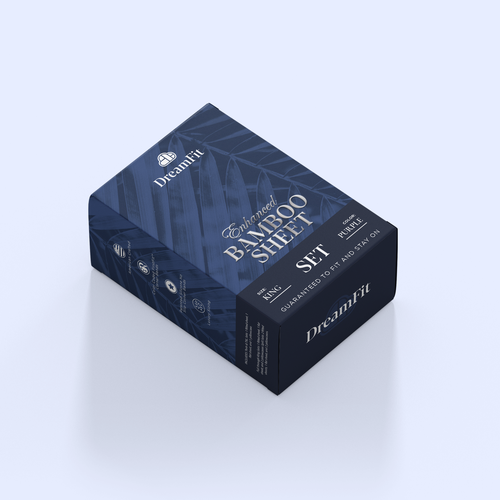 Beautiful Sheet Set Box Design - DreamFit - Looking for our forever designer Design by nuke.art