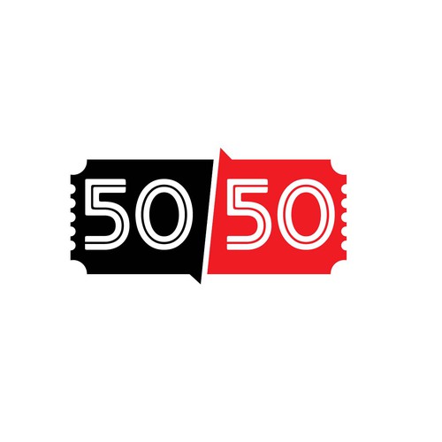 Desing a raffle competition logo for 50/50 Design by NOSHA bizsol