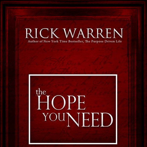Design Rick Warren's New Book Cover Diseño de Carlos Lerma