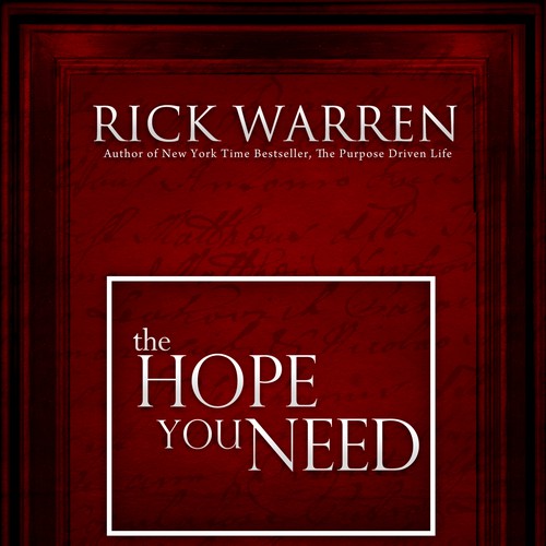 Design Rick Warren's New Book Cover Design réalisé par Carlos Lerma